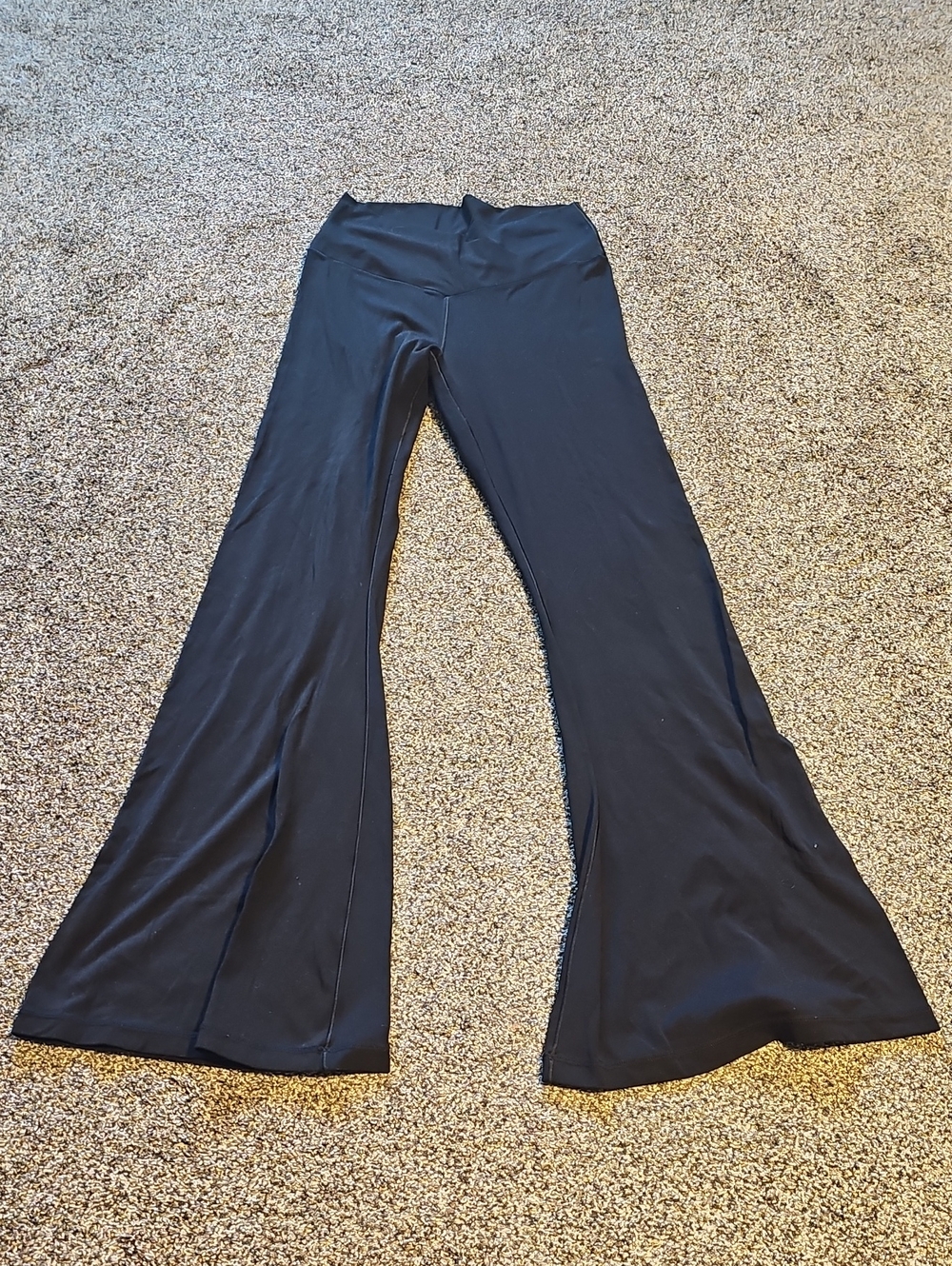 aerie Black Boot-Cut Flare Pants